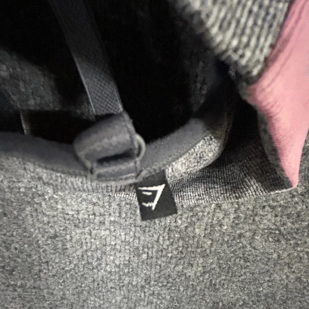 Gymshark Sports Bra Womens Size S Gray Pink Seamless Marl Adjustable Straps Gym